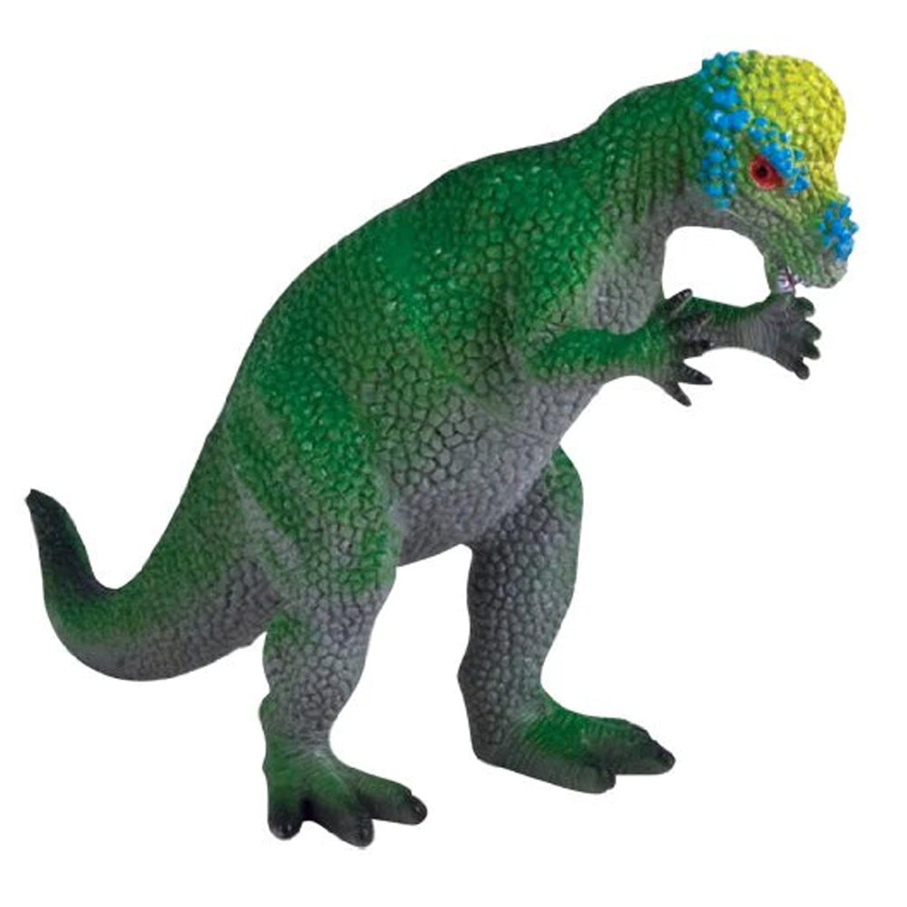 This authentically detailed model of a Pachycephalosaurus is 10 inches long and made of durable plastic.  10 inches long Authentic Detail Durable plastic BODIN2