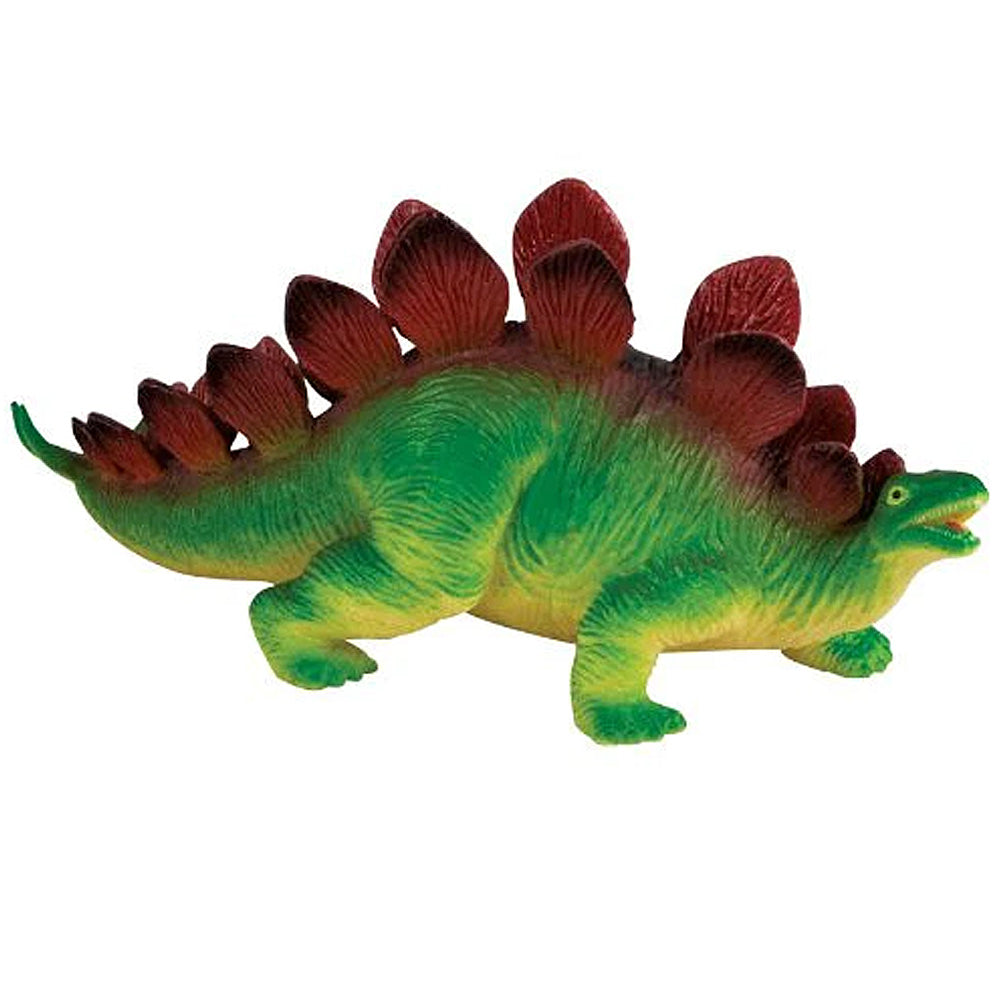 This authentically detailed model of a Stegosaurus is 10 inches long and made of durable plastic.  10 inches long Authentic Detail Durable plastic BODIN2