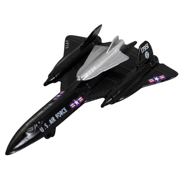 Lockheed SR-71 Blackbird Stealth diecast metal modern jet toy airplane. InAir Diecast Flyer