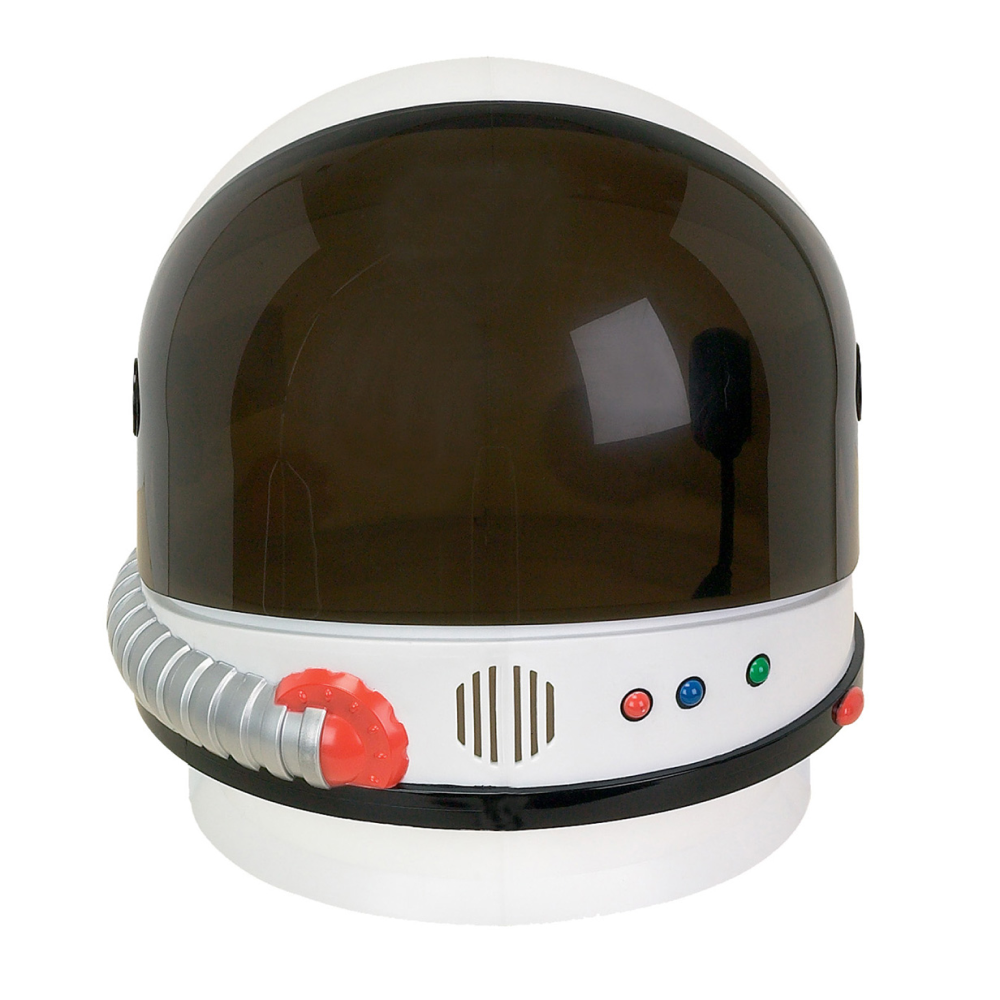 Aeromax NASA Helmet with sounds front view visor closed