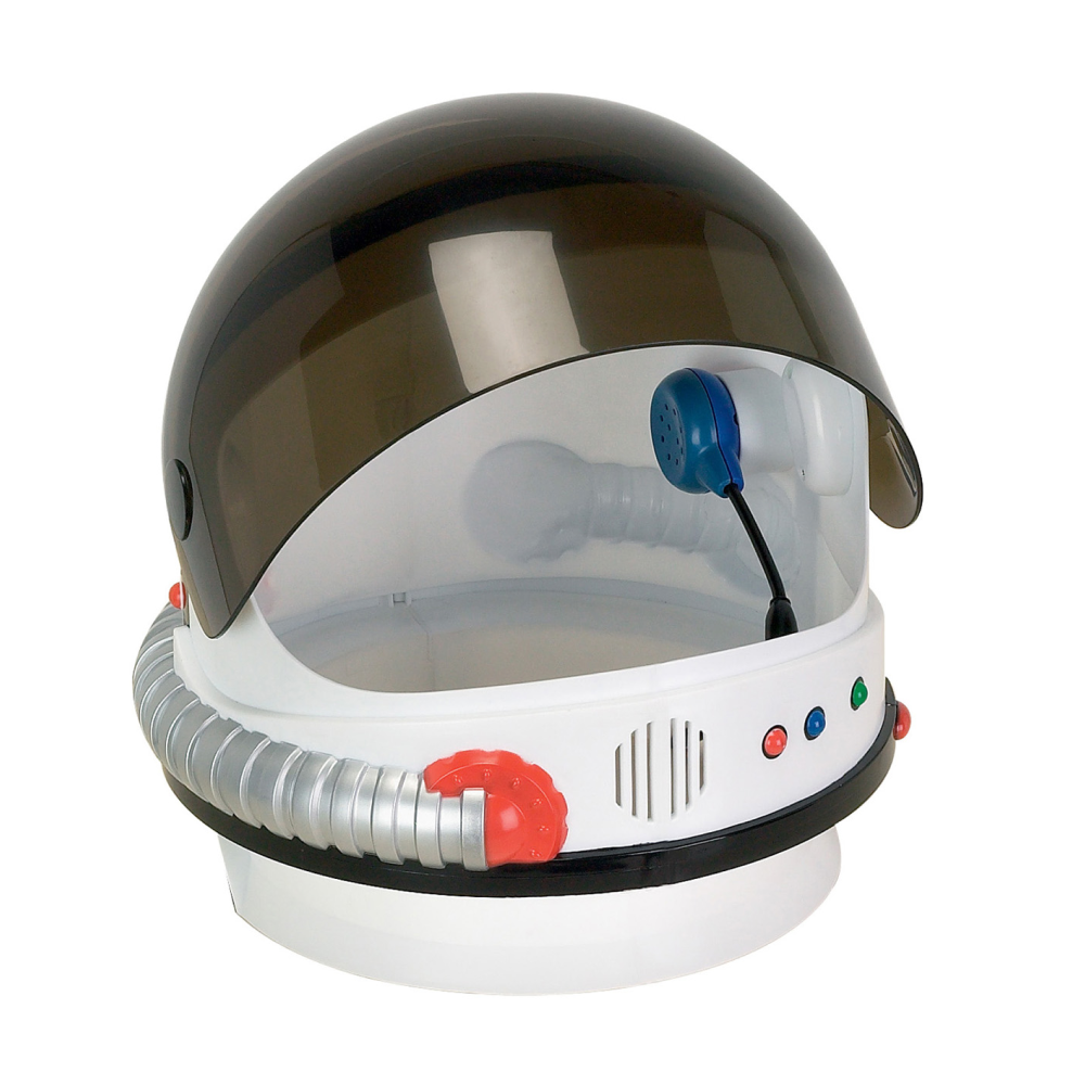 Aeromax Toy NASA Helmet with Sounds front view visor open