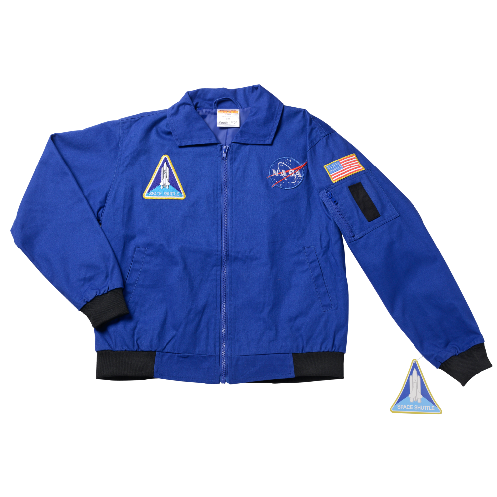 NASA Jr. Blue Flight Jacket with tag