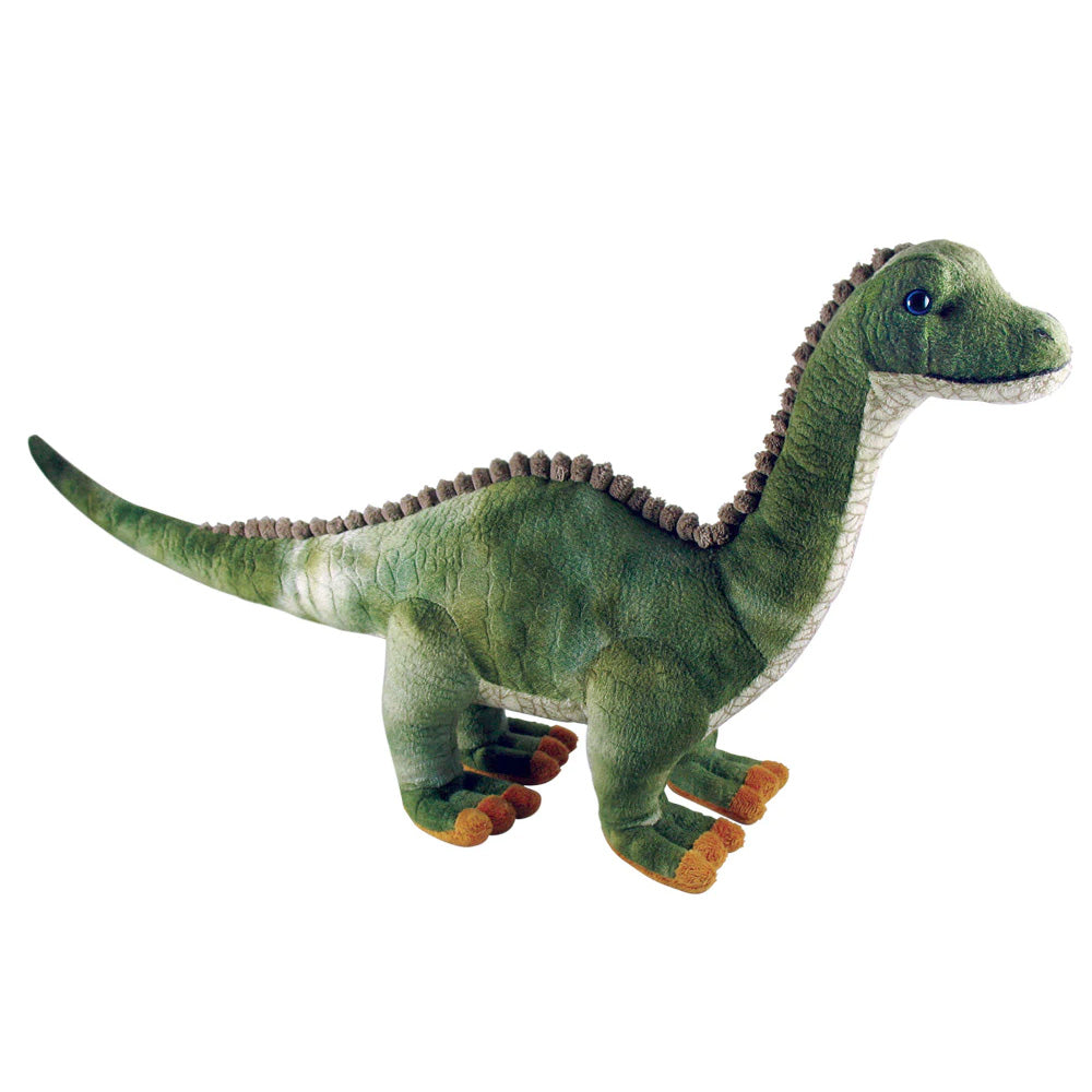 Super Soft Highly Detailed Plush Stuffed Animal Dinosaur: Apatosaurus also known as the Brontosaurus measuring 20 inches long by Cuddle Zoo.