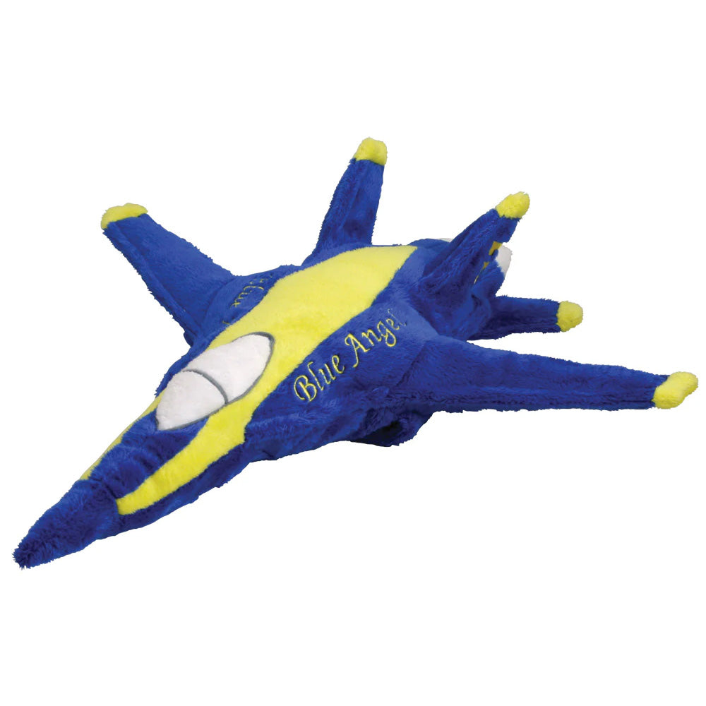 Cuddle Zoo F-18 Blue Angels. Officially Licensed Super Soft Plush Stuffed Animal F/A-18 Hornet Blue Angels Airplane measuring 17 inches long by Cuddle Zoo.