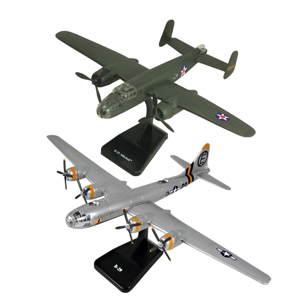 InAir EZ Build Model Kits B25 Mitchell & B29 Superfortress MightyToy
