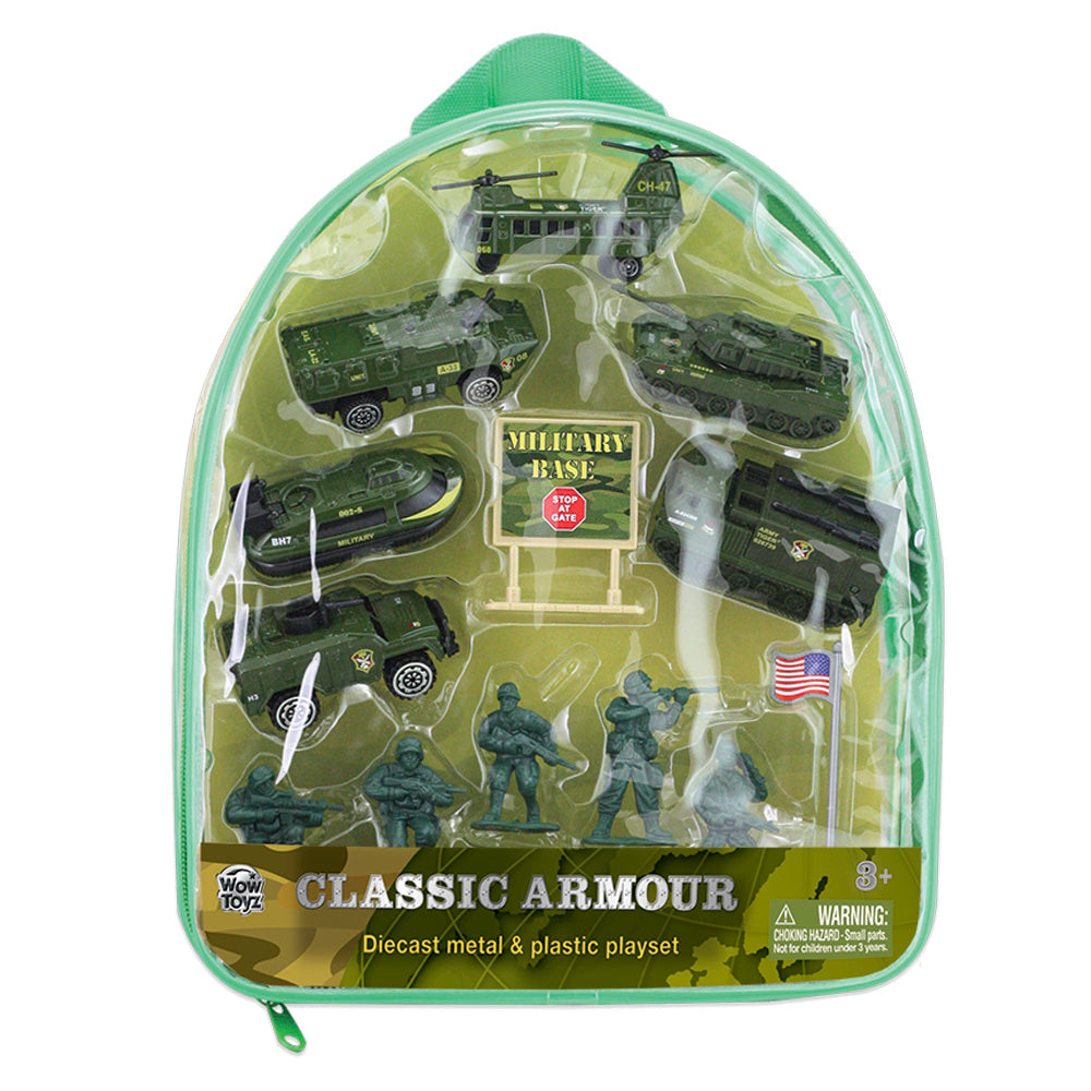 Classic Armour - Military Base Backpack Playset – MightyToy
