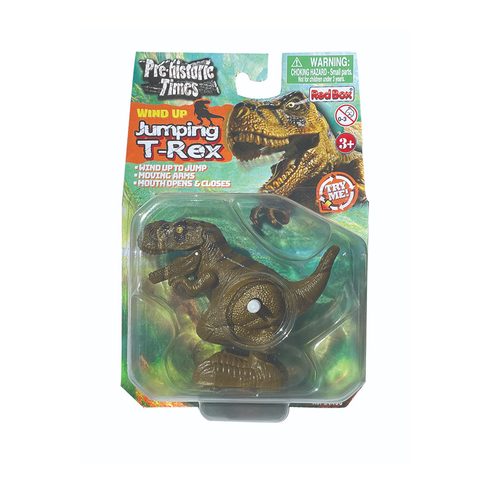 Wind-Up Jumping T-Rex, 2 Assorted Colors