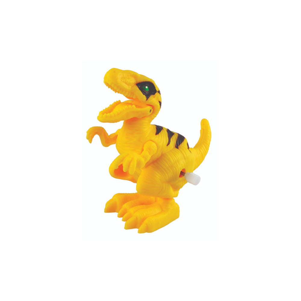 Wind-Up Jumping Raptor Dinosaur fans will love this wind up Raptor - wind it up and watch it jump! 