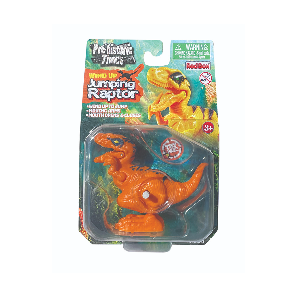 Flying Toy Raptors Wind-Up Jumping Raptor, 2 Assorted Colors | Dinosaur Toys – MightyToy