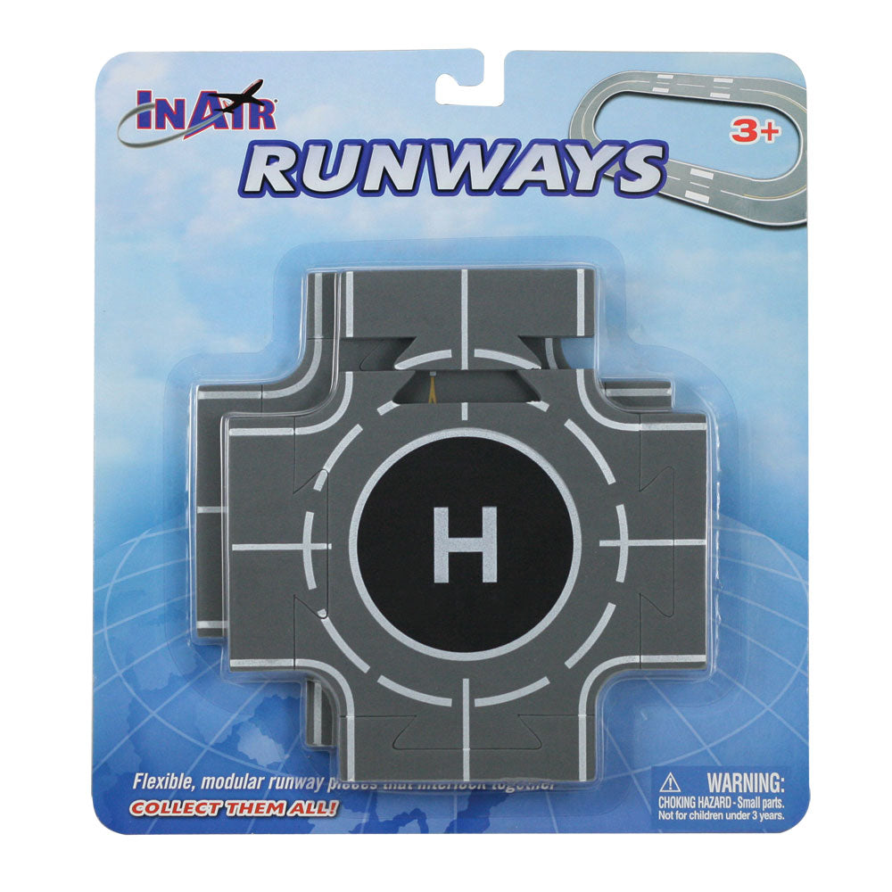 2 Intersection Sections of Soft Flexible Modular Foam Runway Pieces that Interlock to Create a Variety of Runway Layouts in its Original Packaging. Combine with Straight & Curved Pieces by RedBox / Motormax.