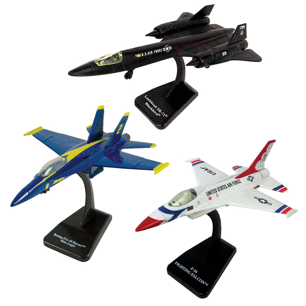 InAir E-Z Build Model Kit - F-16 Thunderbirds, F-18 Blue Angels