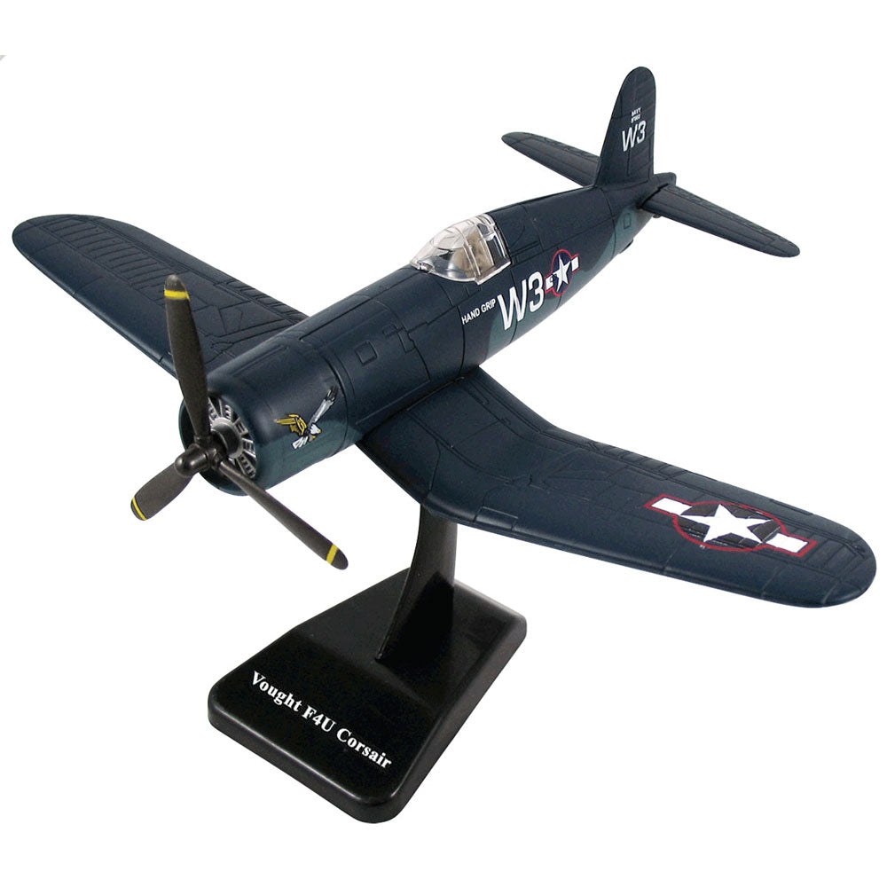 Highly Detailed 1:48 Scale Plastic Model Kit Replica of a Vought F4U Corsair World War II Fighter Bomber Aircraft with Detailed Markings and Display Stand that Included Everything Needed for Assembly. Officially licensed Northrop Grumman toy airplane