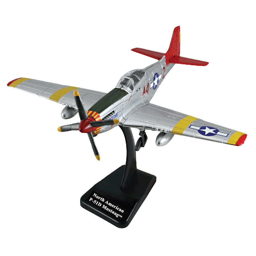 Highly Detailed 1:72 Scale Plastic Model Kit Replica of a North American P-51 Mustang Tuskegee Airman “Red Tails” World War II Fighter Bomber Aircraft with Detailed Markings and Display Stand that Included Everything Needed for Assembly.