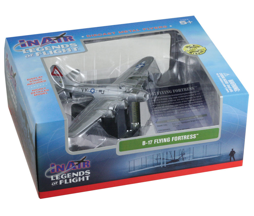 b-50D.p-3ｃオライオン,ユンカースナハトイェーガー,B17F,零戦 B-17 Flying Fortress, Silver | InAir Legends of Flight – MightyToy