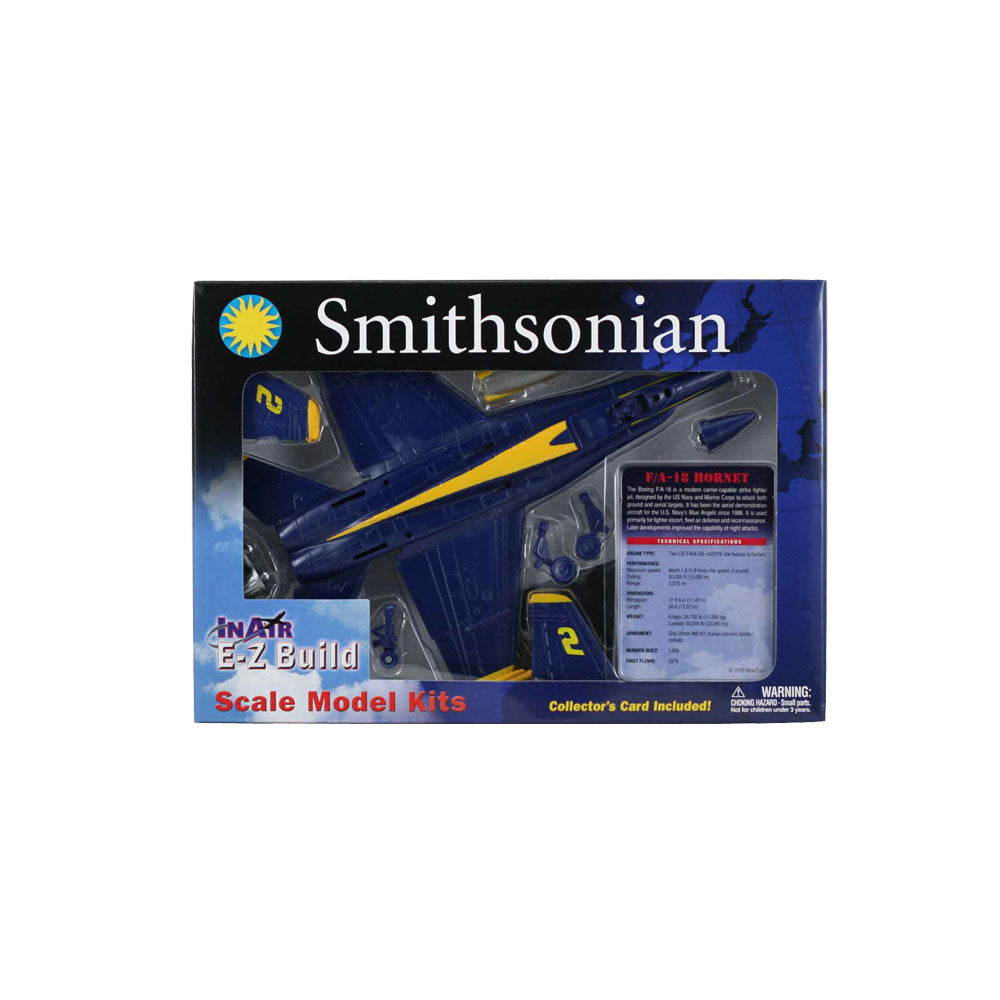 SMITHSONIAN InAir E-Z Build Model Kits - F-18 Hornet Blue Angels