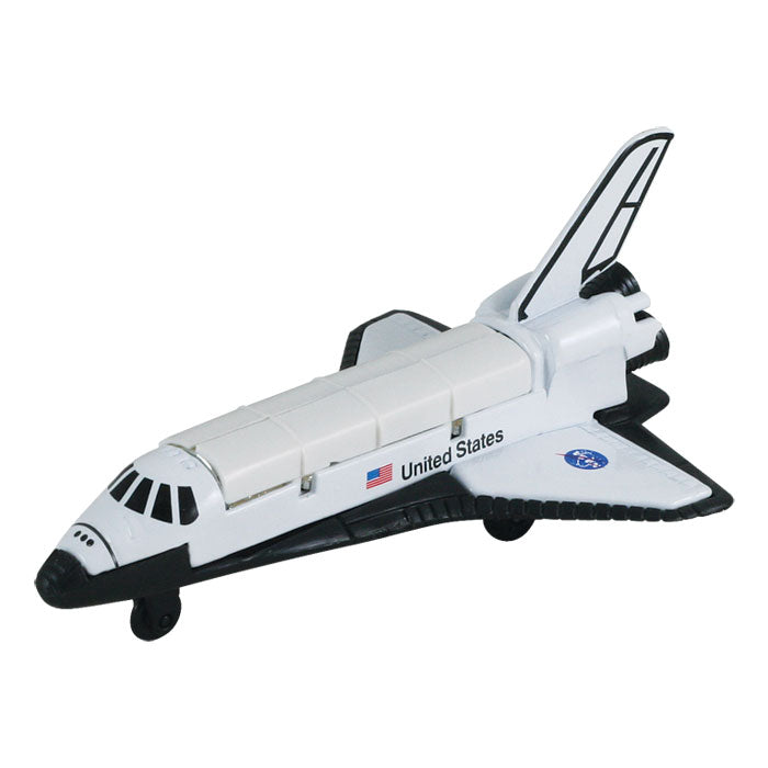 4.5 Inch Small Die Cast Metal NASA Space Shuttle Orbiter with Authentic Markings and Details by RedBox / Motormax.