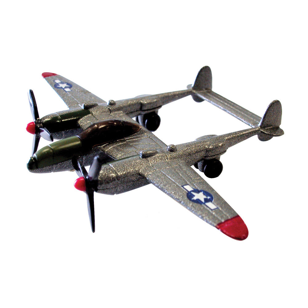 Lockheed P-38 Lightning diecast metal WW2 toy airplane InAir Diecast Flyer