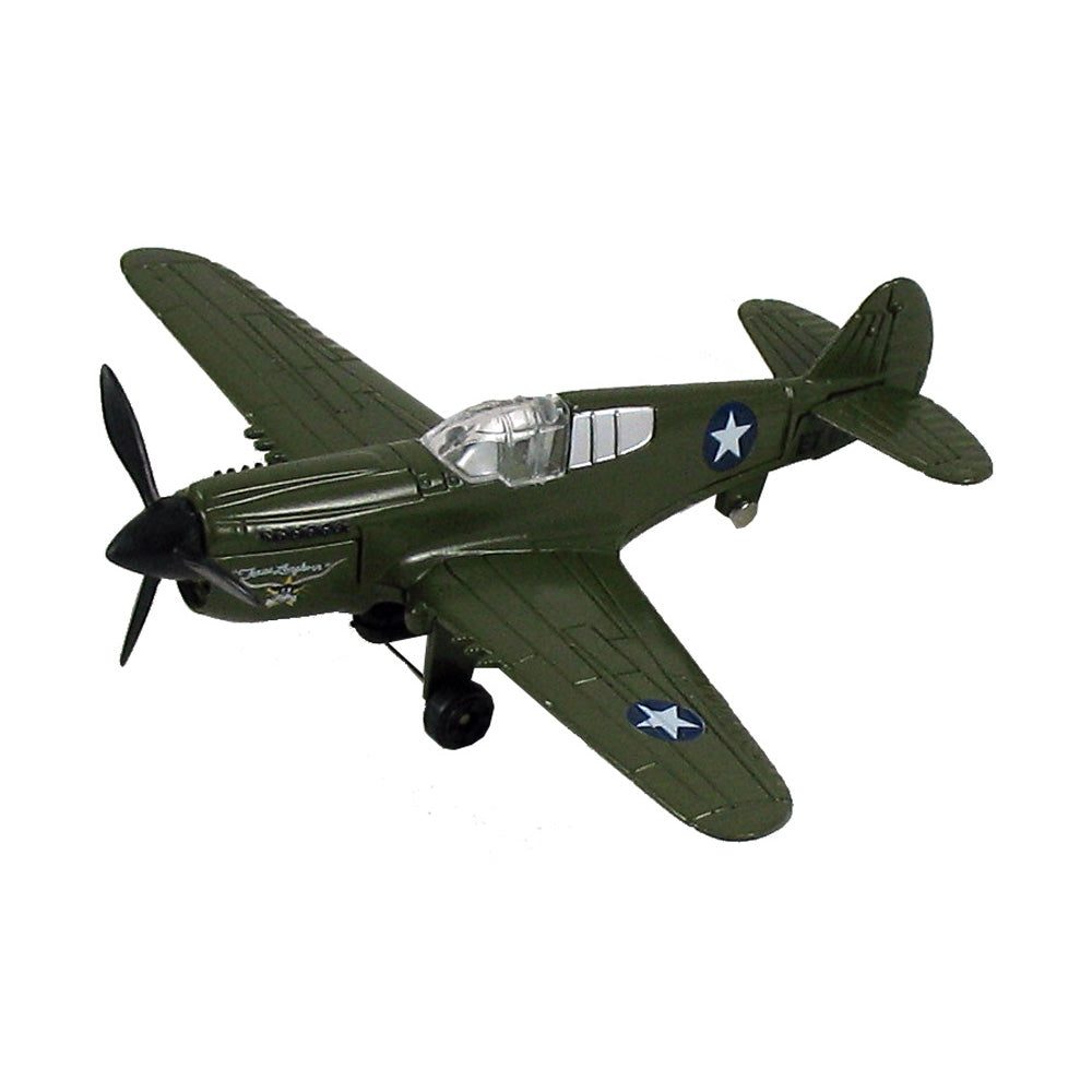 P-40 Warhawk diecast metal WW2 toy airplane InAir Diecast Flyer