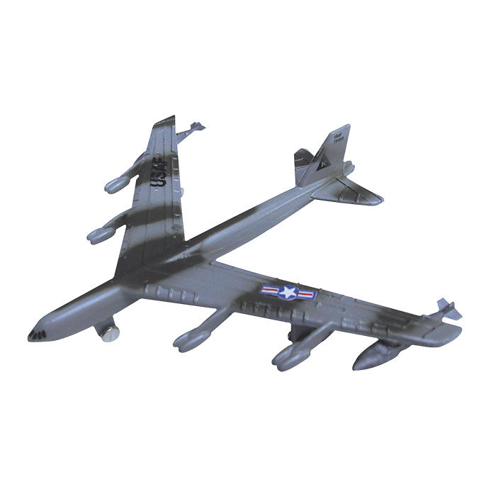 3.5 Inch Small Die Cast Metal Boeing B-52 Stratofortress Long Range Bomber Aircraft with Authentic Markings and Details by RedBox / Motormax.