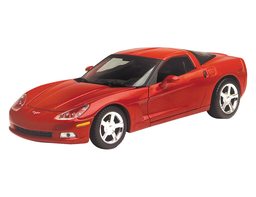 1:24 Scale Red Die Cast Chevrolet Corvette C6 Model Kit by RedBox / Motormax.