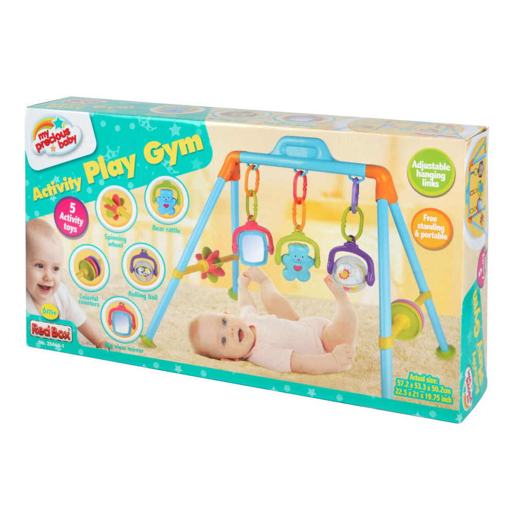 Durable Plastic Colorful Four Legged Activity Center for Babies with Interactive and Hanging Links in its Original Packaging by My Precious Baby.