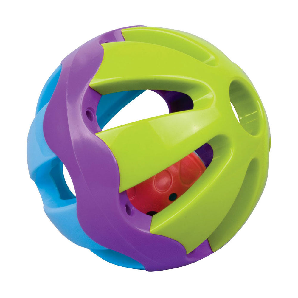 Colorful Durable Plastic Easy Grip Infant Toy Rattle Ball by My Precious Baby.