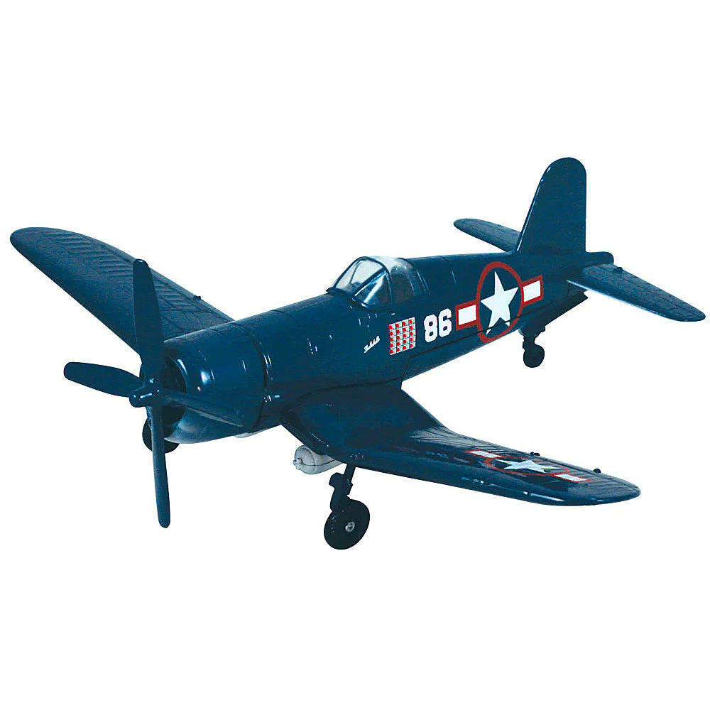 1:48 Scale Die Cast Metal Replica Model of a Vought F4U Corsair World War II Fighter Bomber “Lulubelle” Aircraft with Historically Accurate Markings, Display Stand and Educational Collectors Card.