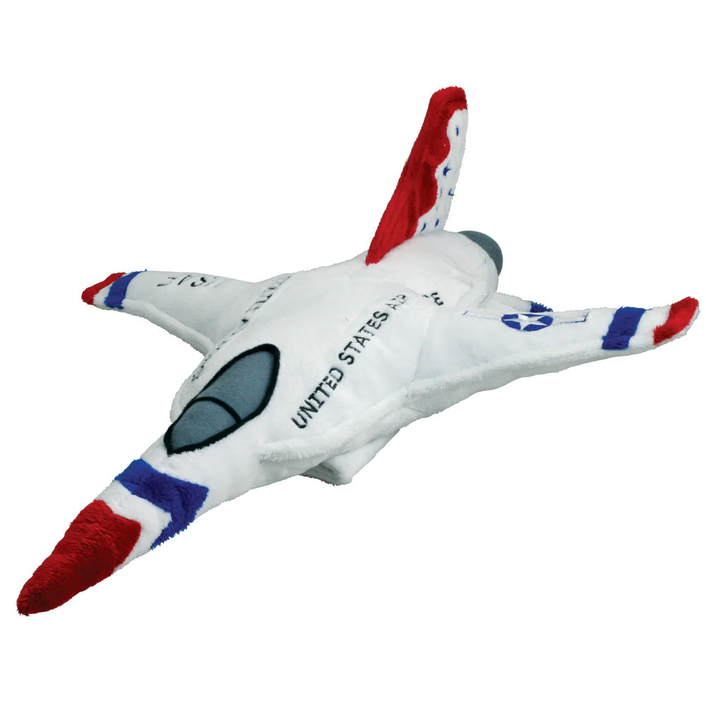 Cuddle Zoo F-16 Officially Licensed Super Soft Plush Stuffed Animal F-16 Fighting Falcon Thunderbirds Airplane measuring 17 inches long by Cuddle Zoo.