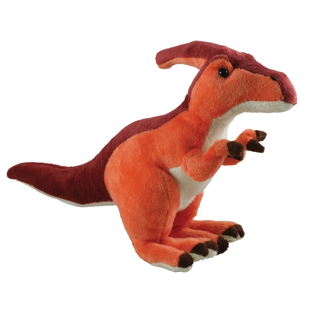 Super Soft Highly Detailed Plush Stuffed Animal Dinosaur: Parasaurolophus measuring 12 inches long by Cuddle Zoo.