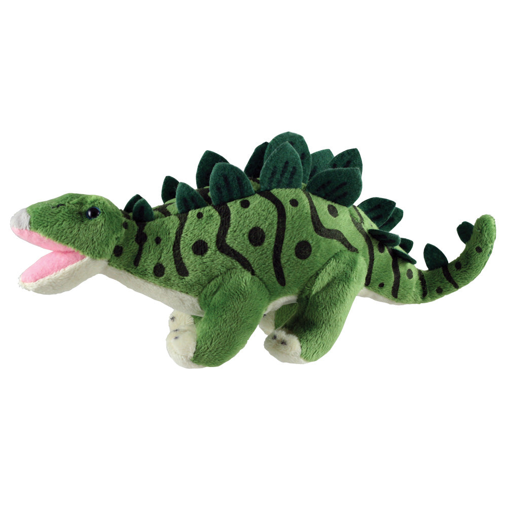 Super Soft Highly Detailed Plush Stuffed Animal Dinosaur: Stegosaurus measuring 12 inches long by Cuddle Zoo.