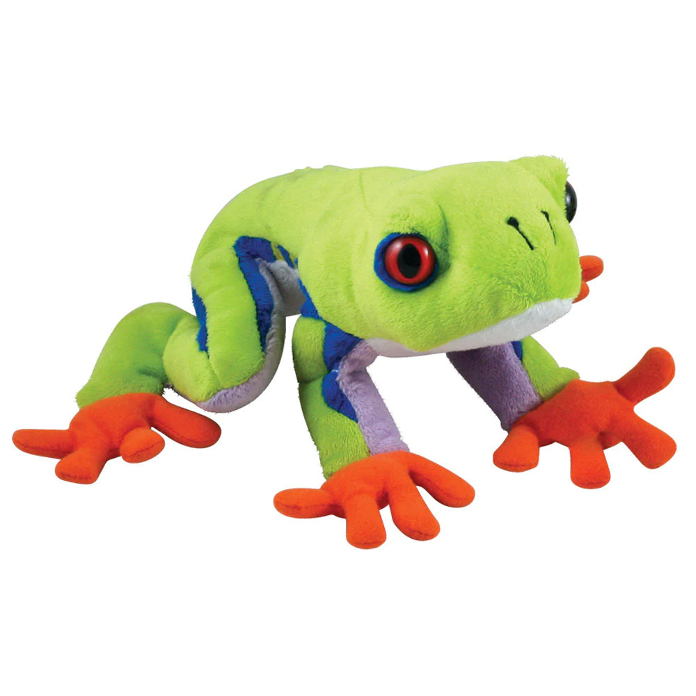 Plush Stuffed Animal Tree Frogs - Assorted Styles | Cuddle Zoo Red-Eyed Tree Frog