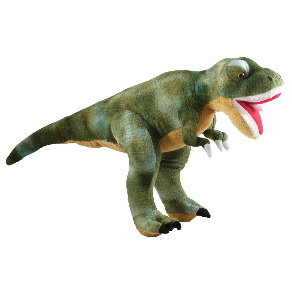 Super Soft Highly Detailed Plush Stuffed Animal Dinosaur: Tyrannosaurus T-Rex measuring 20 inches long by Cuddle Zoo.