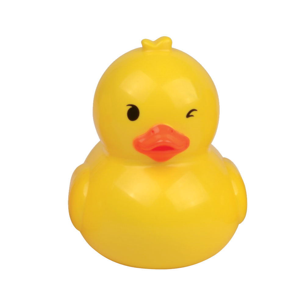 3 Inch Long Durable Plastic Yellow Winking Duck that Floats in the Tub or Bath.