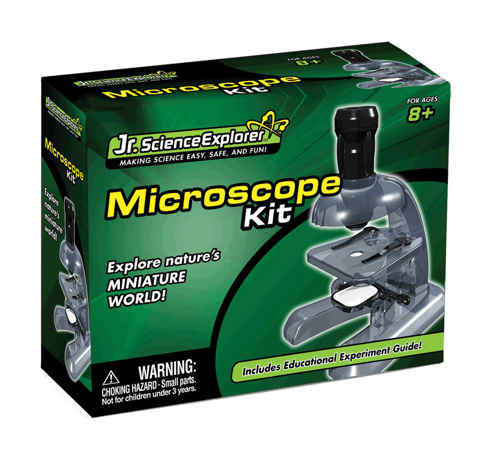 Jr. Science Explorer Microscope Building Kit in its Original Packaging.