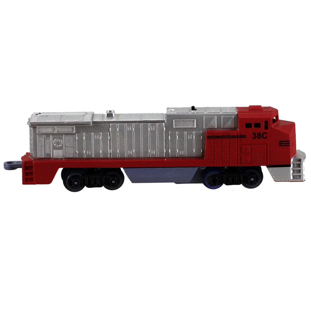Compatible with WowToyz Scout Series Train Sets - Red and Silver Diesel Locomotive