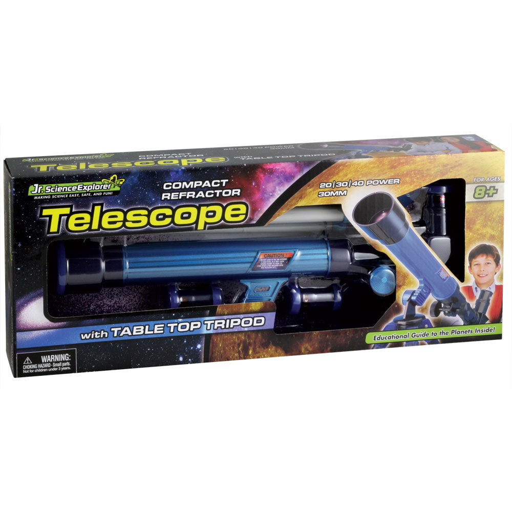 Jr. Science Explorer Telescope Set for Kids in its Original Packaging.