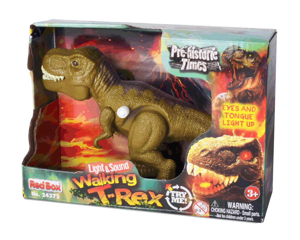 Lights & Sounds Wind-Up Tyrannosaurus Rex (T-Rex) | MightyToy